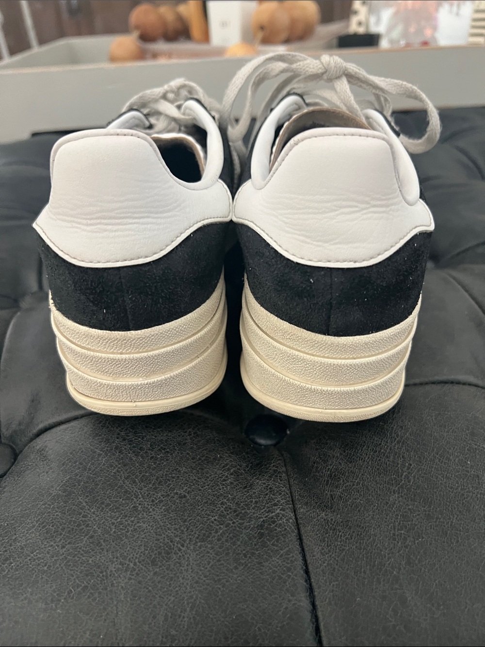 adidas Gazelle Sneakers - Black and White - Picture 4 of 7